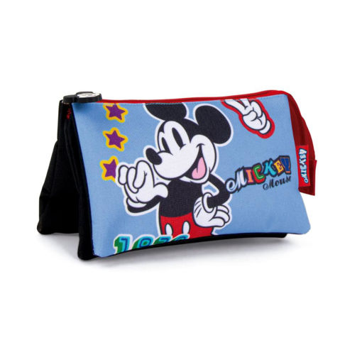 Picture of MICKEY MOUSE PENCIL CASE WITH 3 COMPARTMENTS